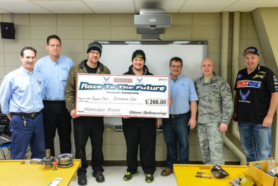 Scheuring Speed Sports Renews Air Force Partnership, Continues “Race to the Future” Scholarships